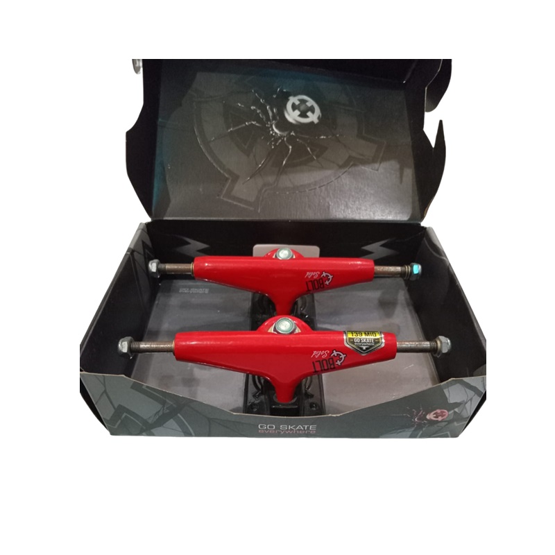 Truck Intruder Model Bolt Solid - Black and Red - Image 4